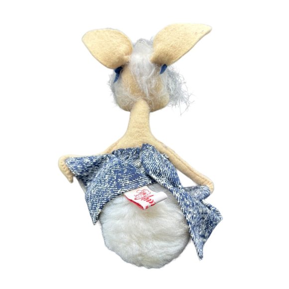 Vintage Annalee Spring Girl Bunny 1991 7 inches Easter Bunny Flowers - Picture 4 of 16